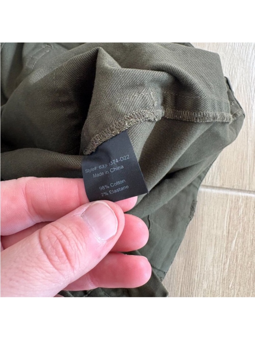 Jenni Kayne Ranger trousers in army green - Picture 5 of 9